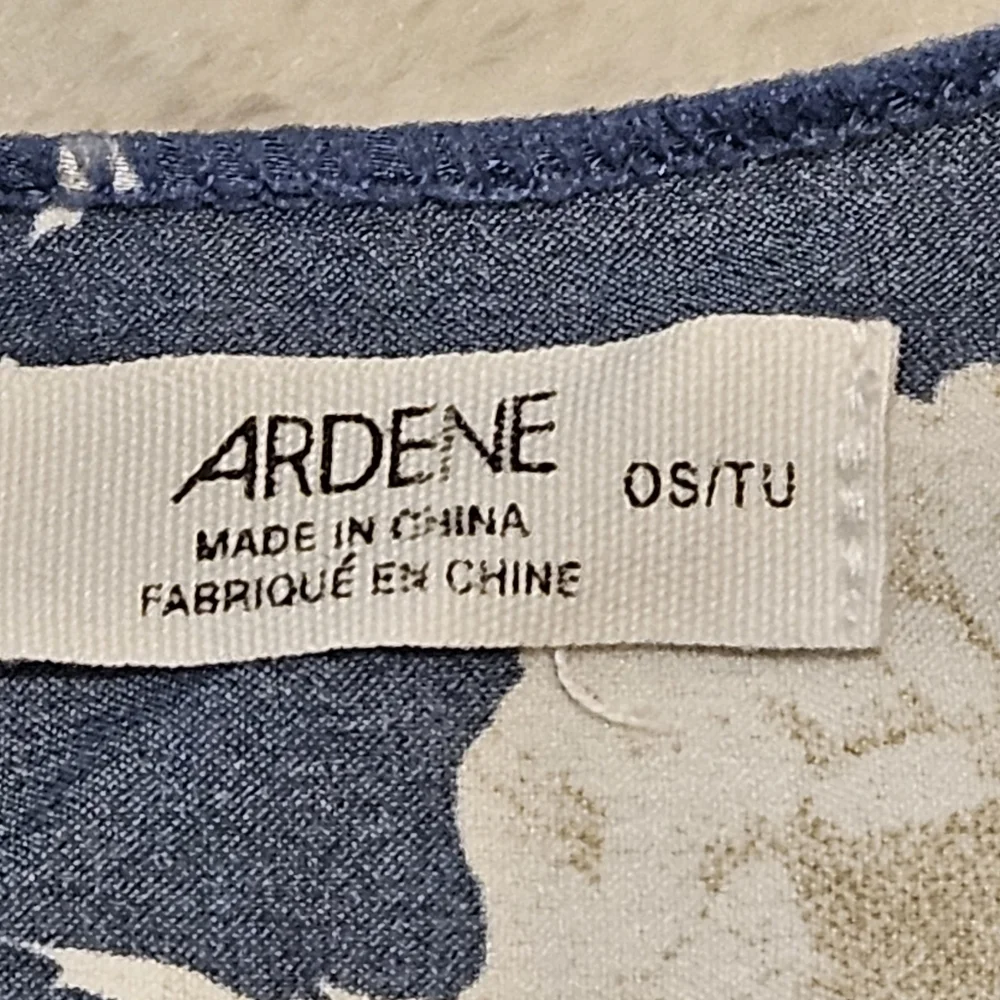 Ardene Silky Blue Floral Kimono Top Coverup - Picture 3 of 8